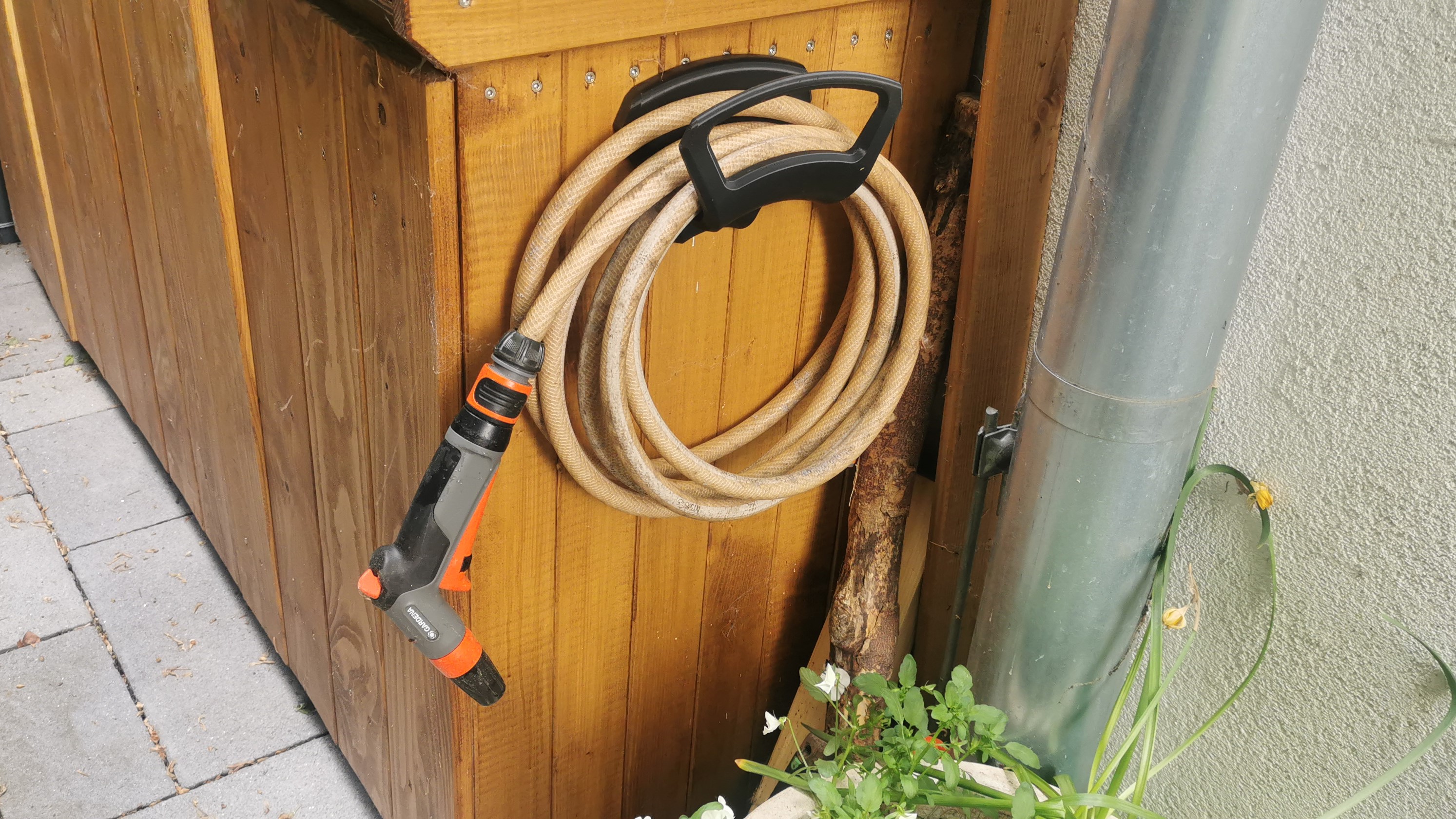 Garden Hose Holder - support free, 8 prepared sizes & parametric