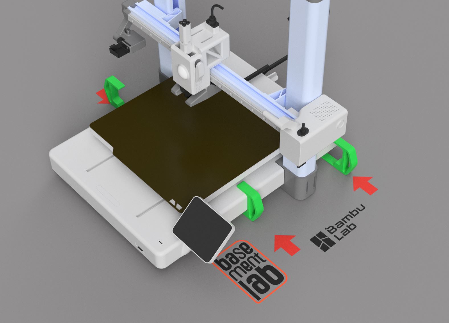Miniatura 2 do modelo 3D BambuLab A1 Stabilizer - Stabilizzatore per Bambulab A1