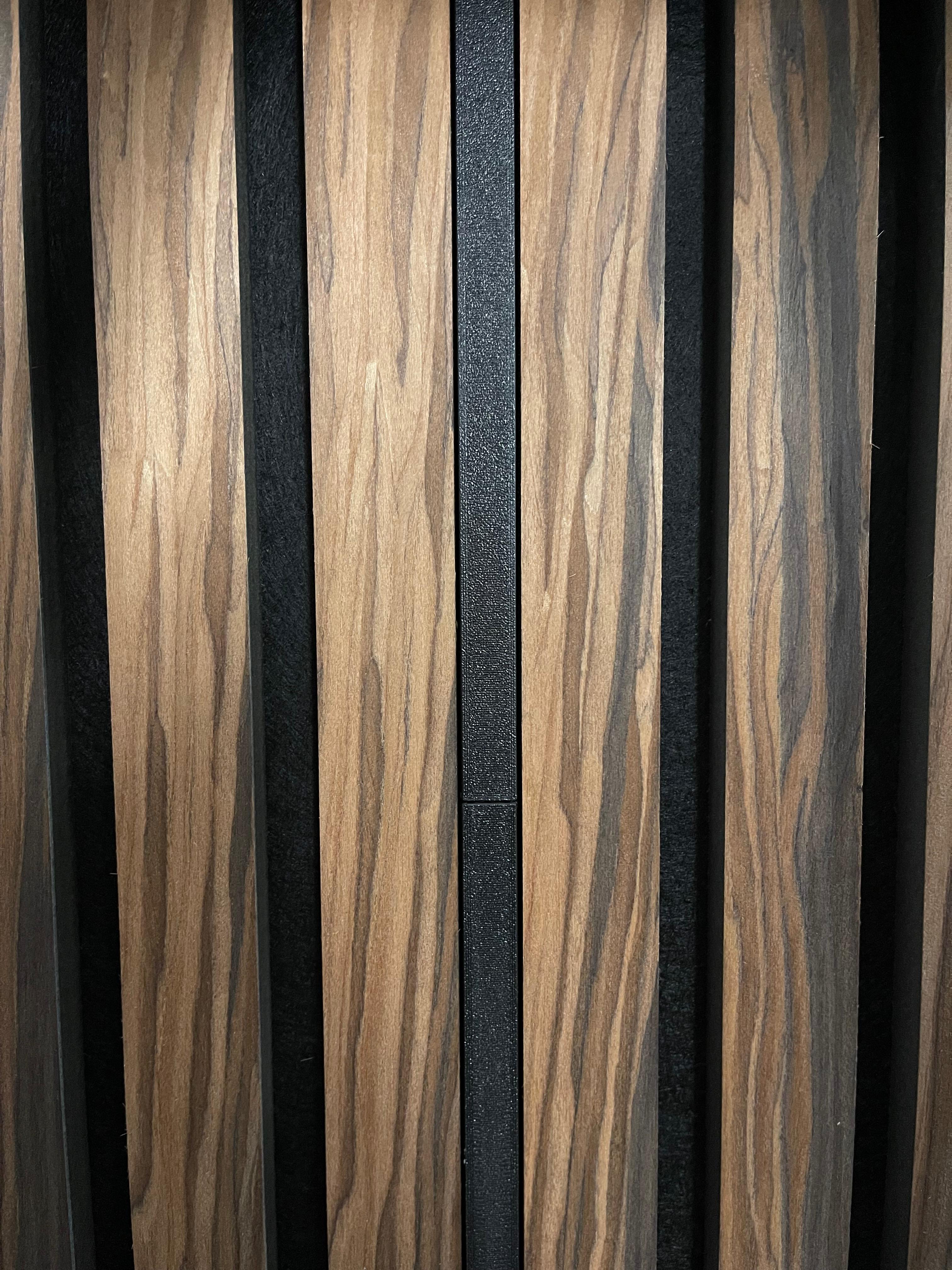 Cable duct for wooden wallpanels