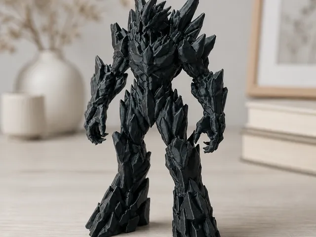 Crystal Goliath - Intricate Rock Monster Figure