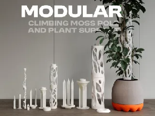 Modular Climbing Moss Pole