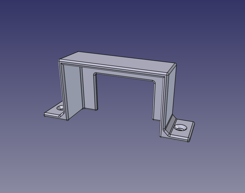 AdaptMount – Parametric Under Desk Holder (Universal Mount System)