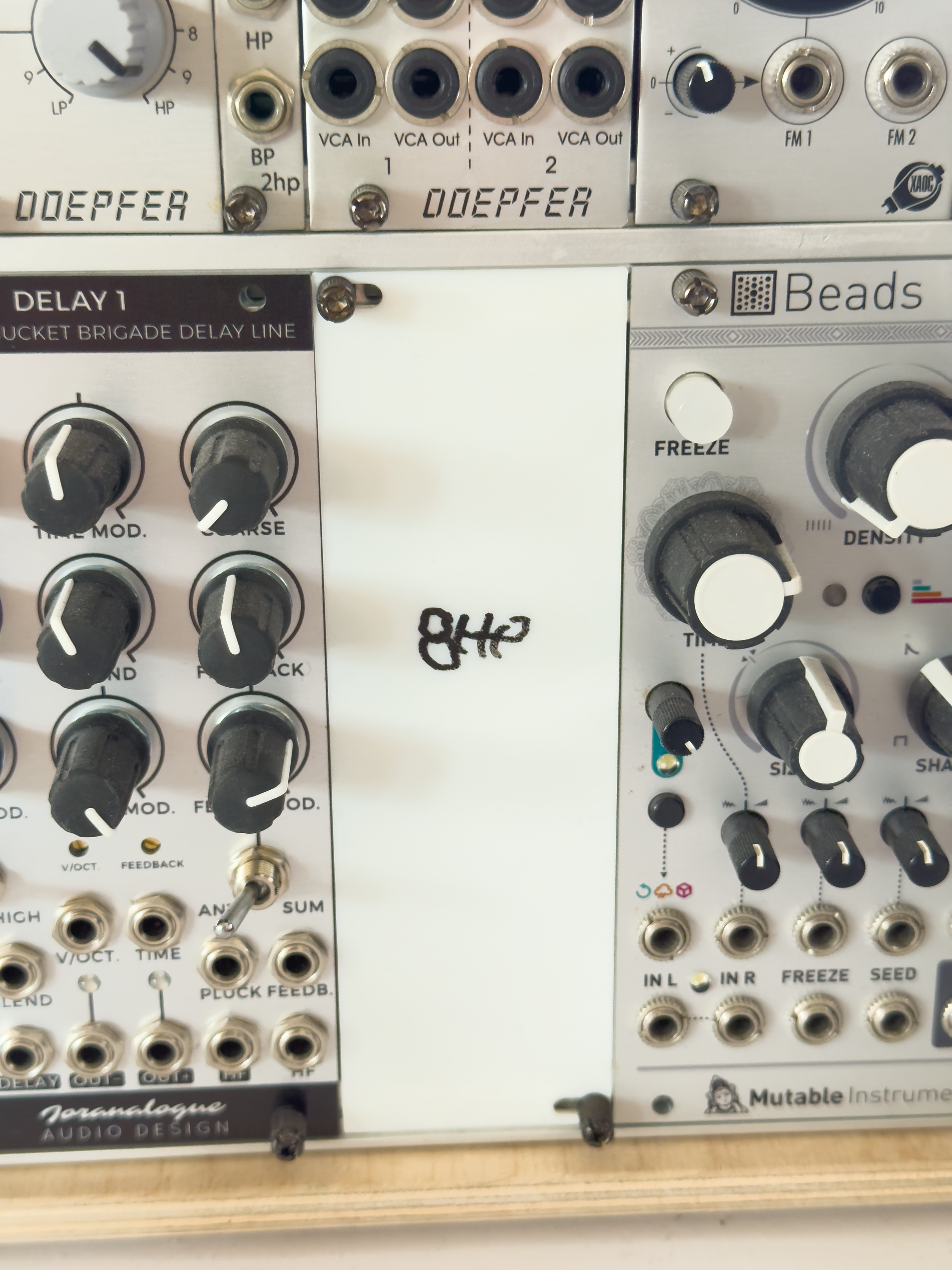 Eurorack Blank Panels (1HP to 20HP)