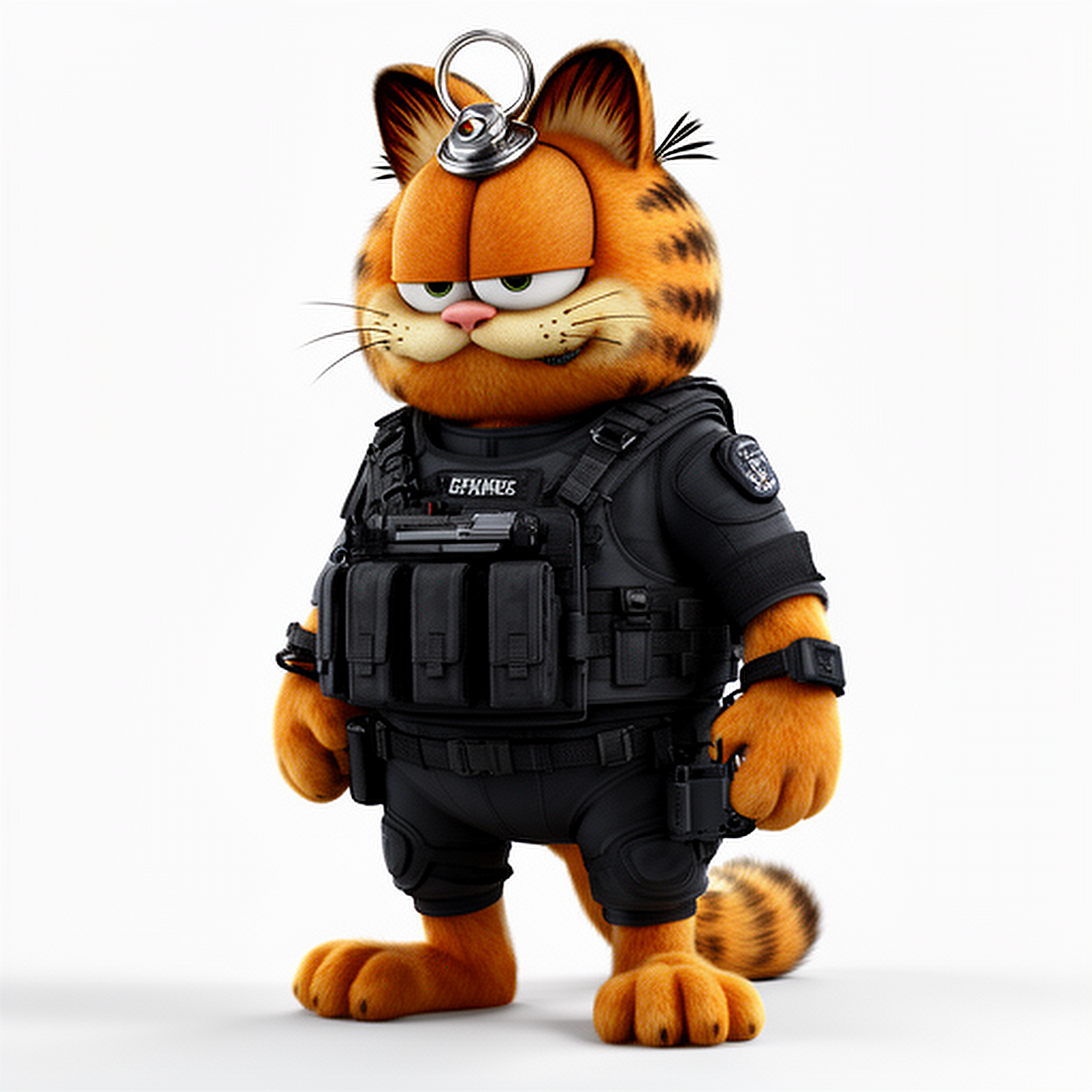 Garfield Ethan Hunt Ring Figure