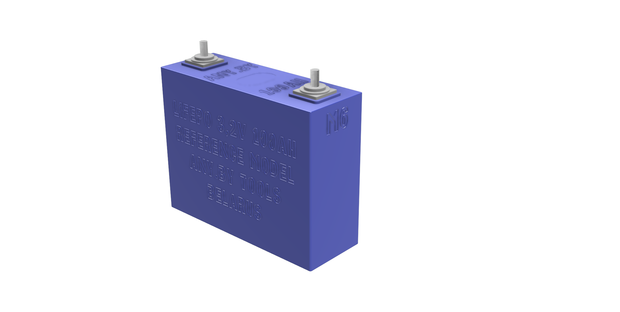 LiFePo4 100ah battery reference model