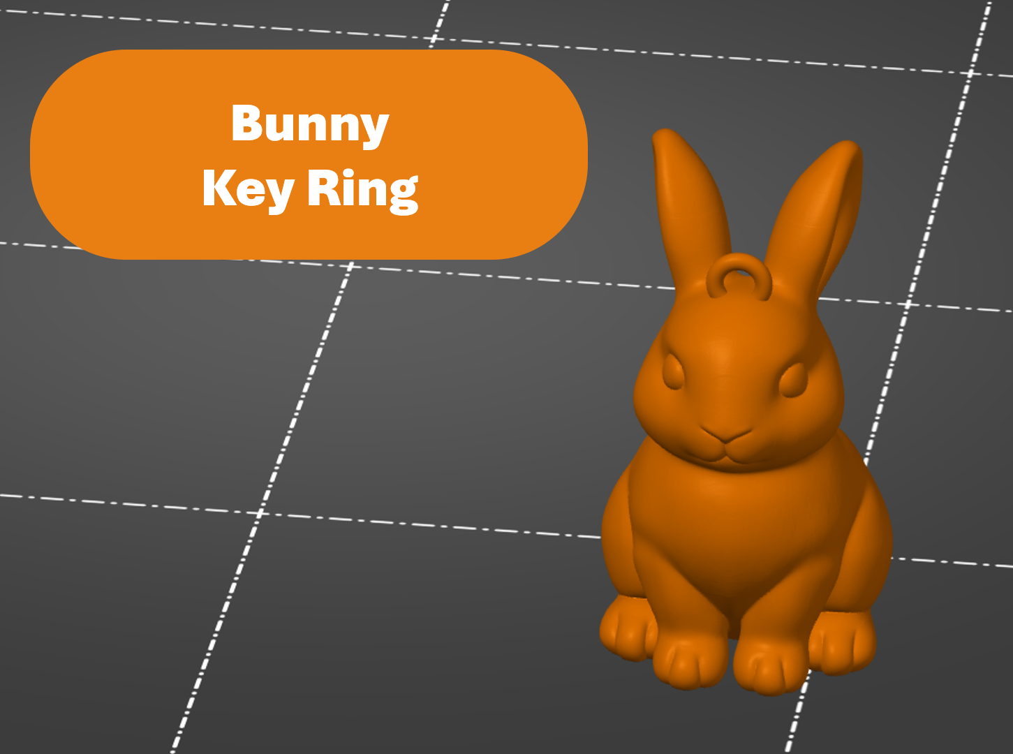 Bunny Key Ring