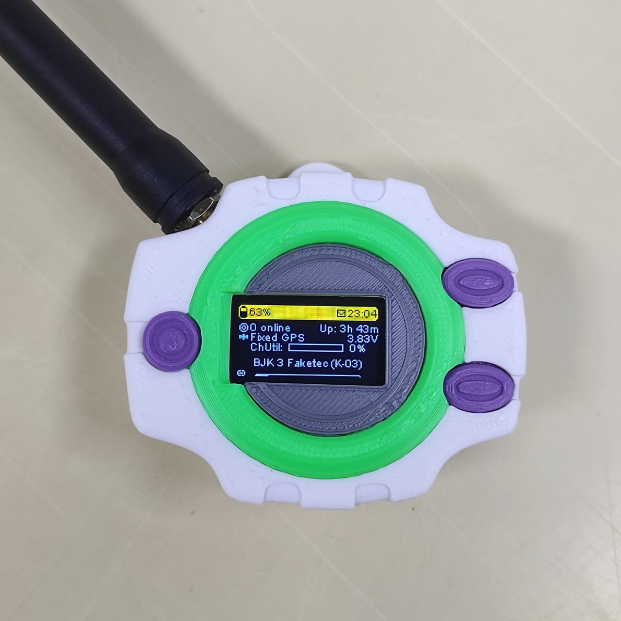 Faketec V4 case Meshtastic Digimon Digivice