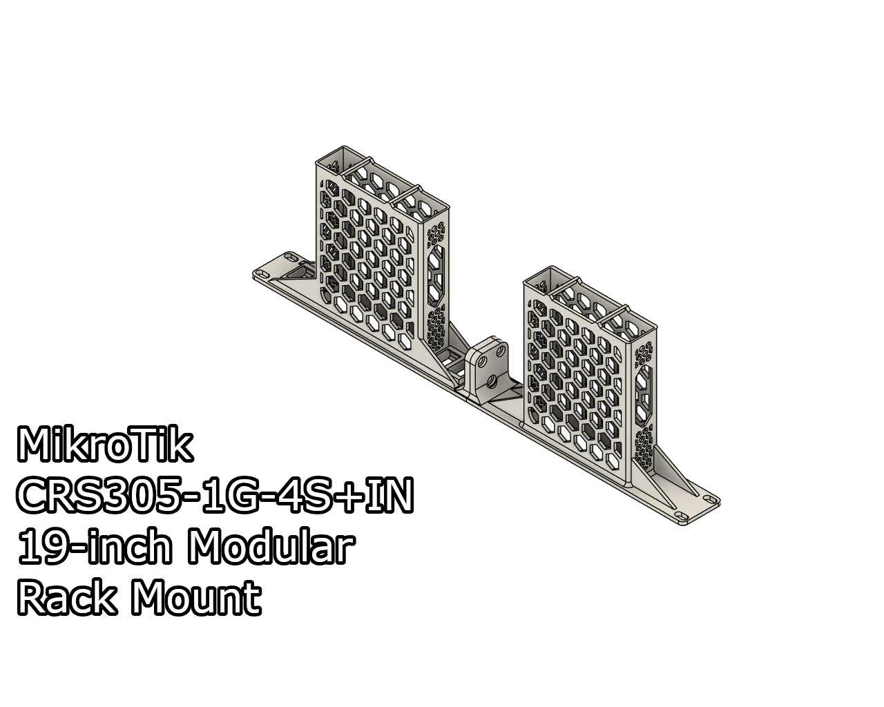MikroTik CRS305-1G-4S+IN 19-inch Modular Rack Mount