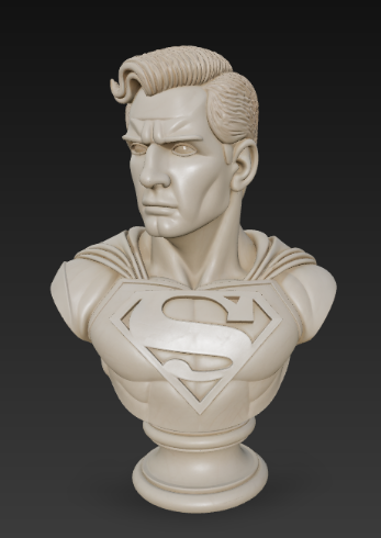 Superman Marble Bust — thumbnail 2