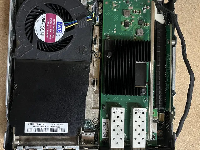 Lenovo Tiny 2.5G NIC and Intel X710-DA2 Adapter
