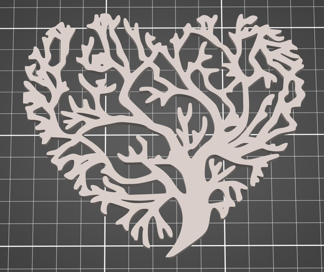 Love Heart Tree Leaves Wall Art Valentines