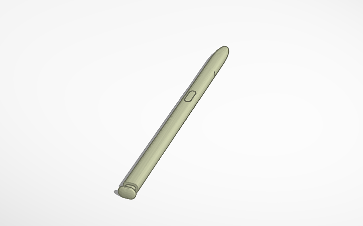 spen pen 3D model