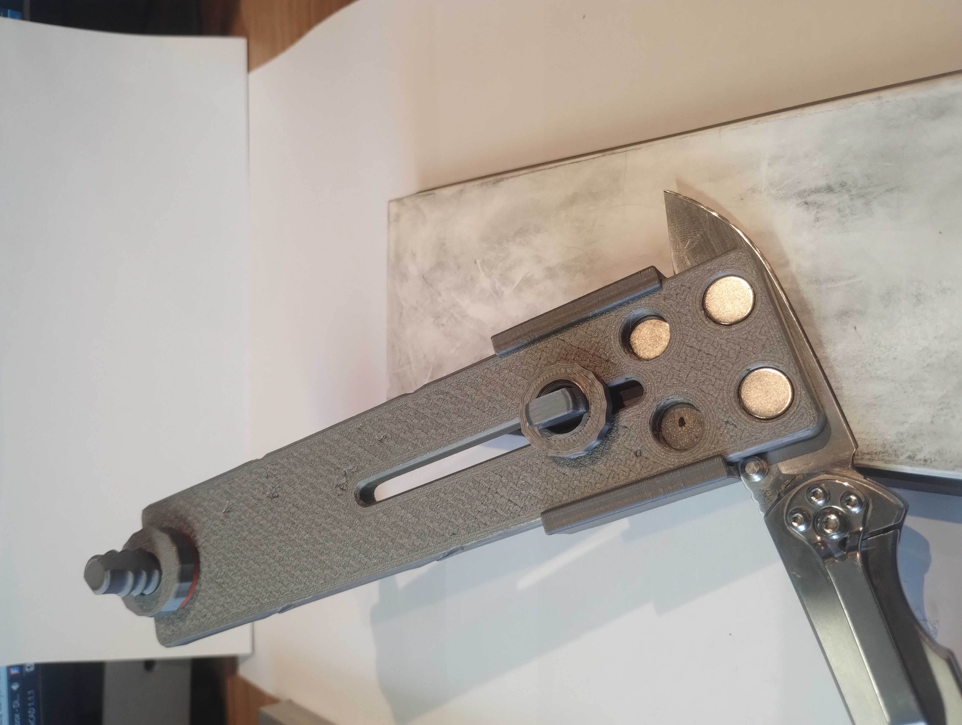 Sharpening training wheels. Knife sharpening tool - compact fixed angle system for any stone — miniatura 6