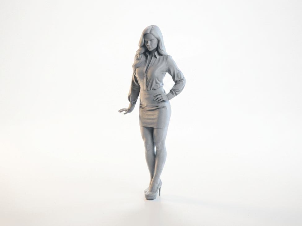 Office Lady Figurine Professional Woman 3D Printable