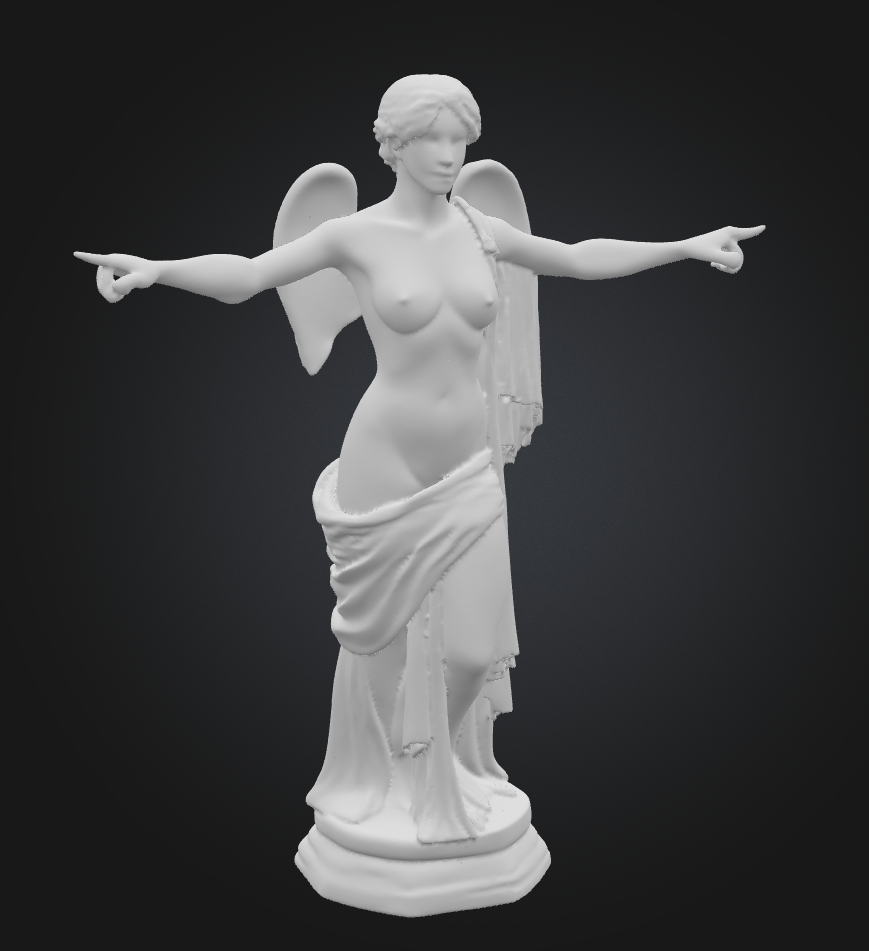 Classical Angel Statue – Decorative Sculpture for 3D Printing