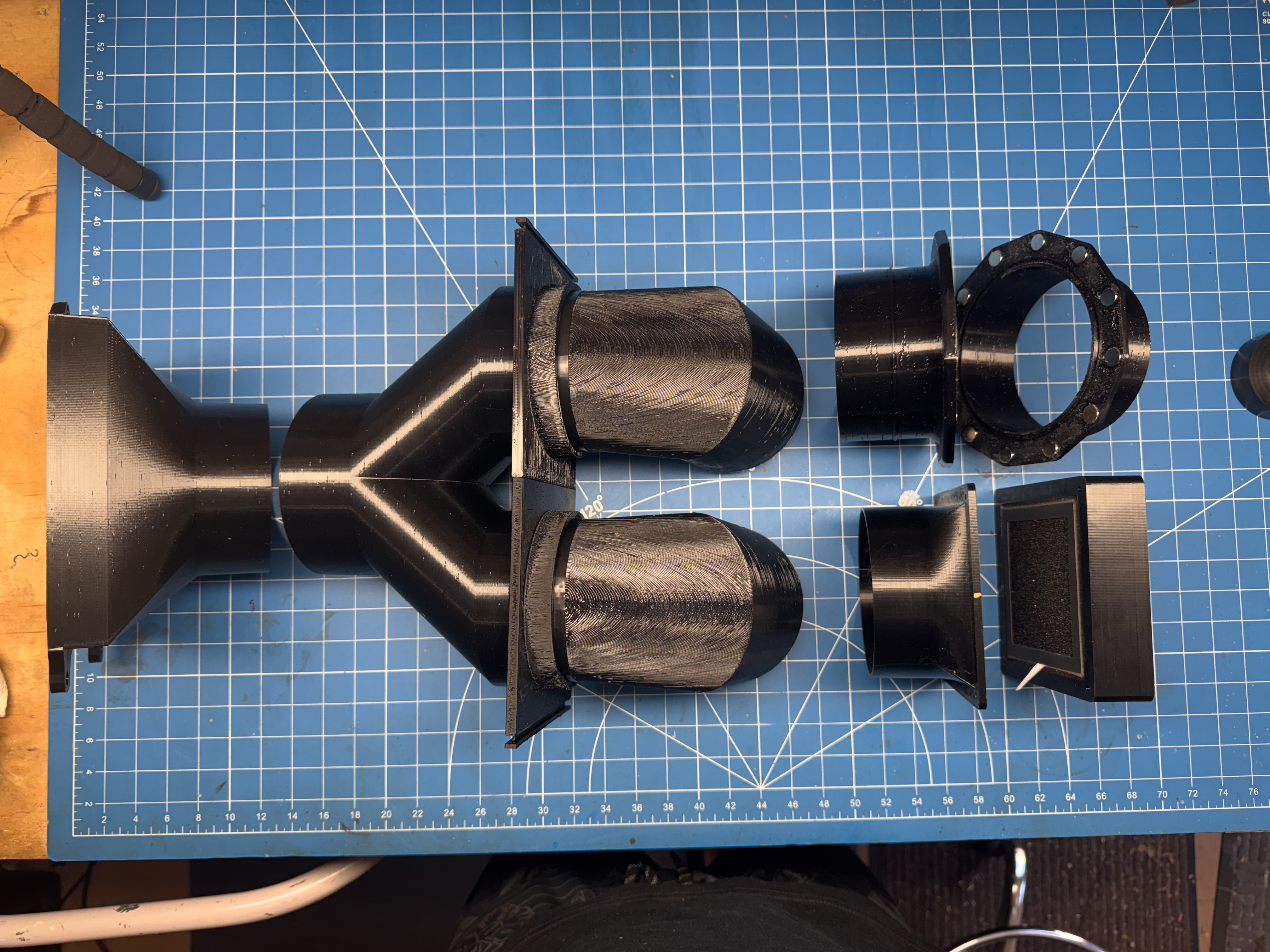 Eldred’s Workshop: Modular Ventilation System for 3D Printer Enclosures & Workbenches (4” Hose Ready)