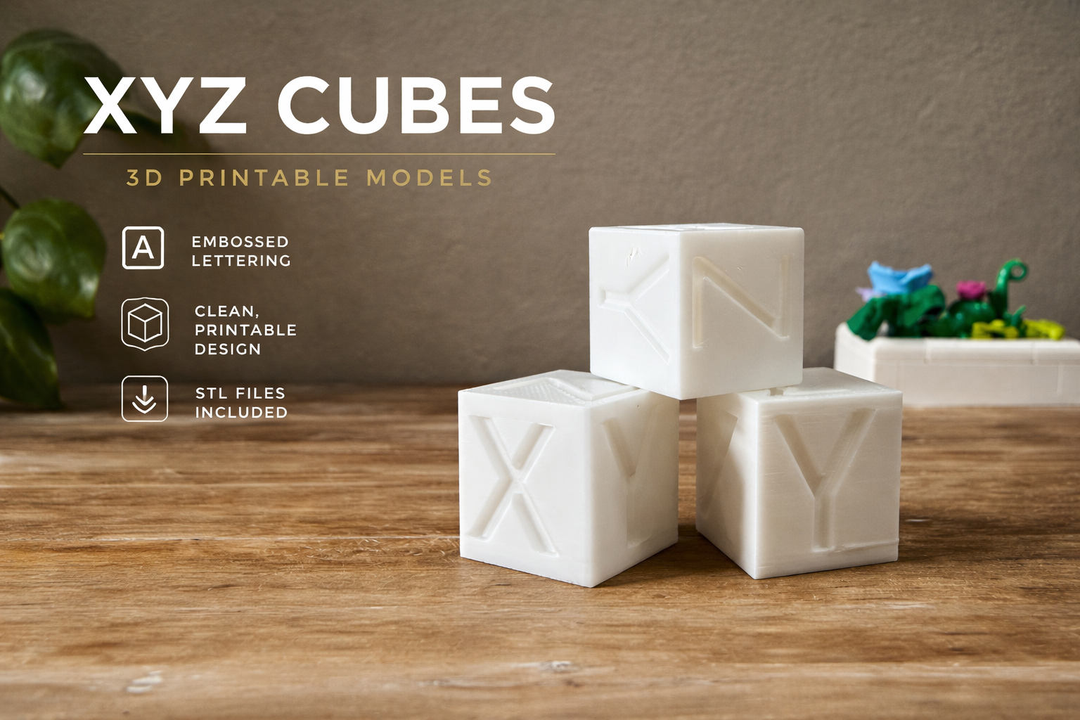 XYZ Calibration Cubes – Accurate & Easy Test Prints (No Supports) 3D model by xxoticlucas