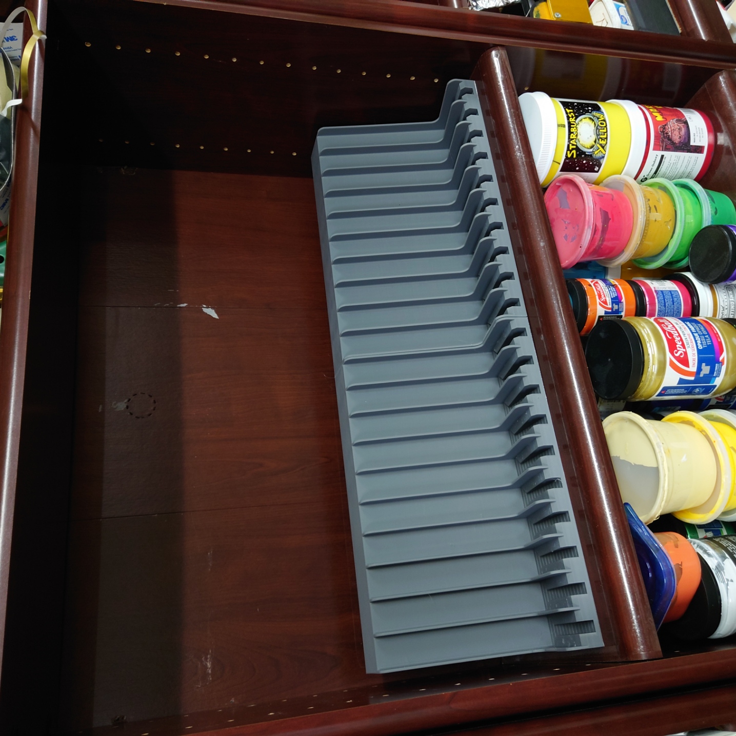 Screen Print Squeegee Rack