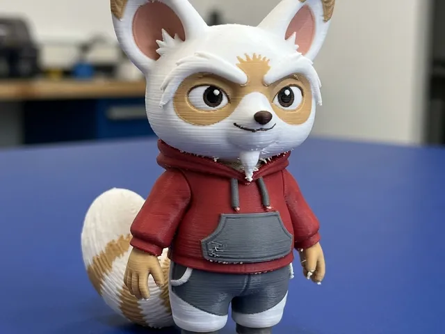 Chibi Kung Fu Master Figurine – 3D Printable Cute Martial Arts Character