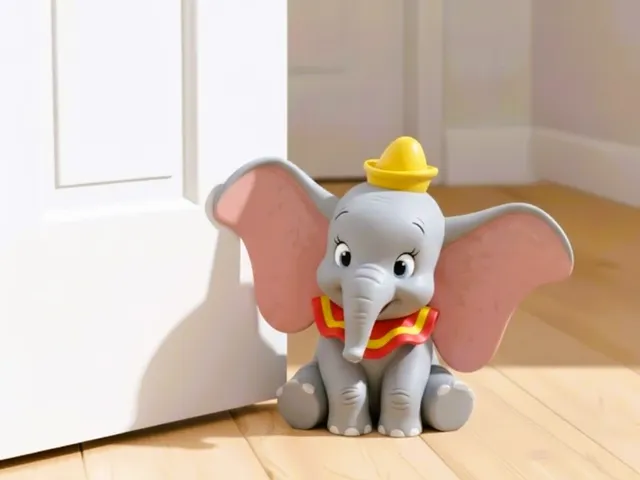 Door Blocker - Flying Elephant Jumbo Ears Figure