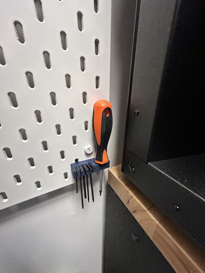 Ikea SKADIS mini toolholder for Core One tools