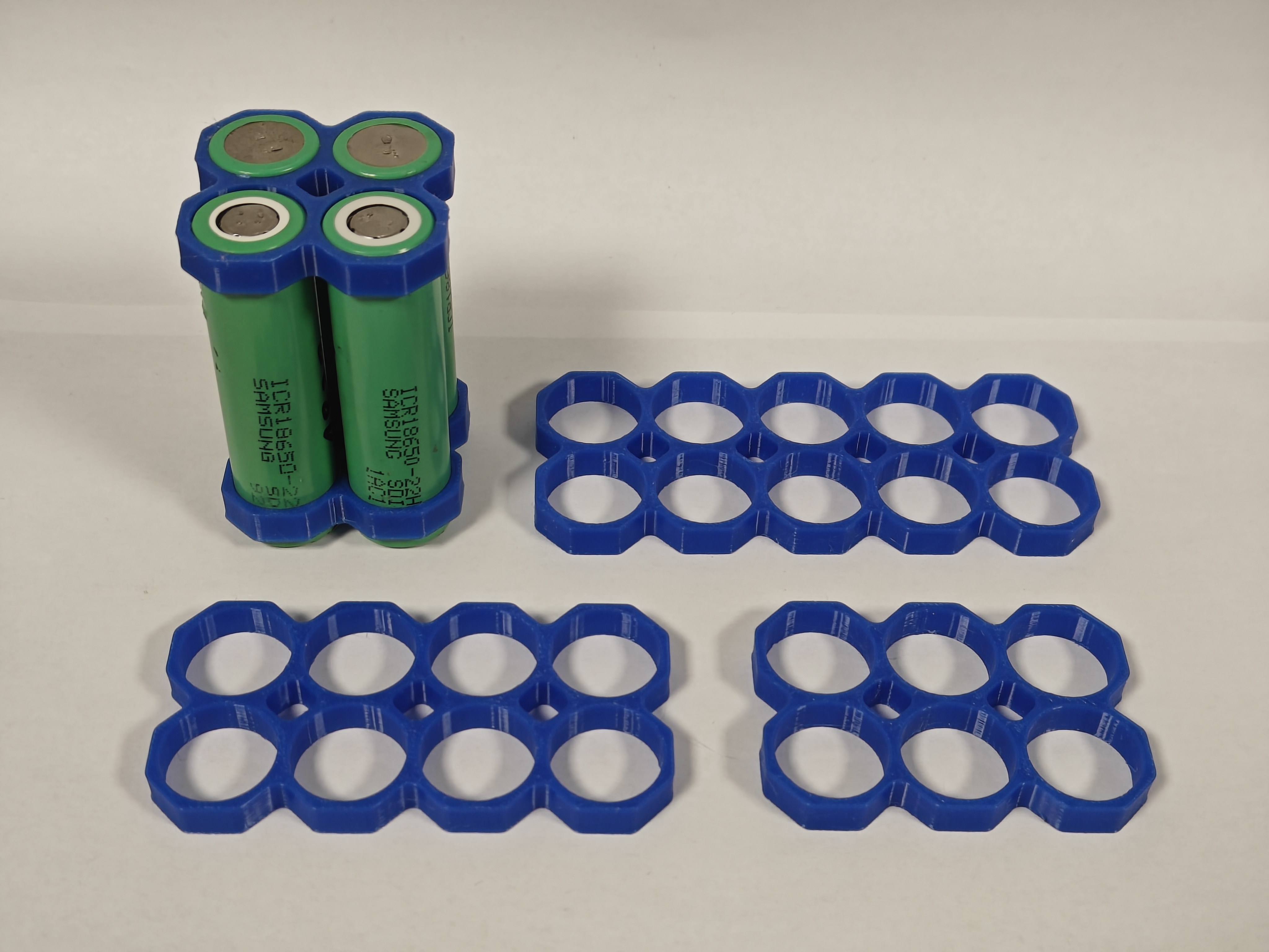 18650 Battery Spacer Grid | Octagonal (4-14 Cells)