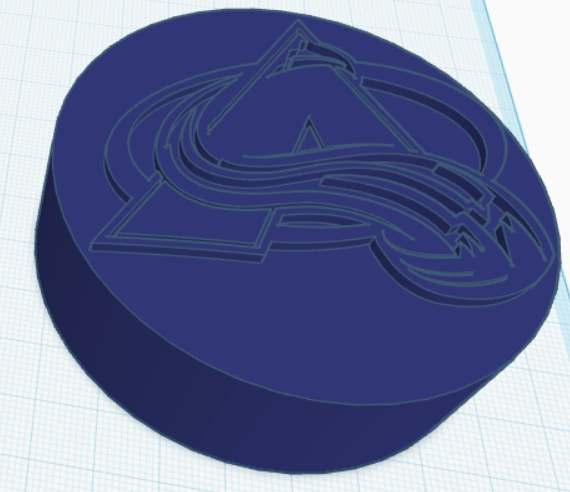 Colorado Avalanche hockey puck