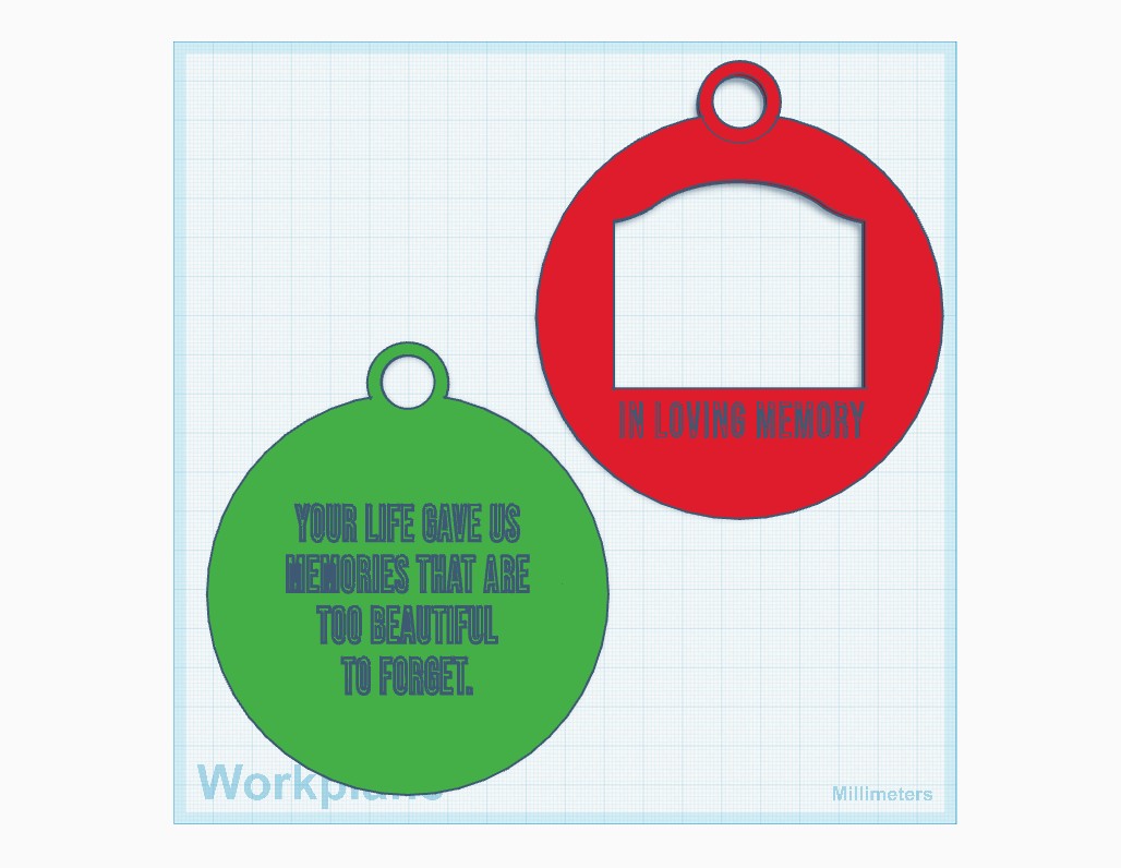 Memorial Christmas Ornament