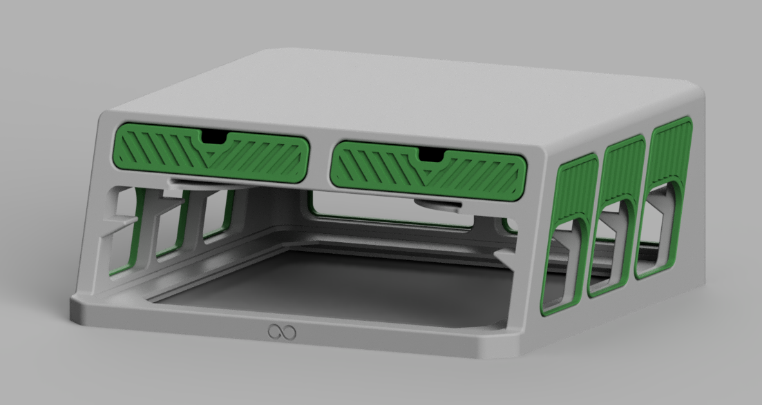 Miniatura 2 do modelo 3D Carbon Centauri Riser and Storage Upgrade