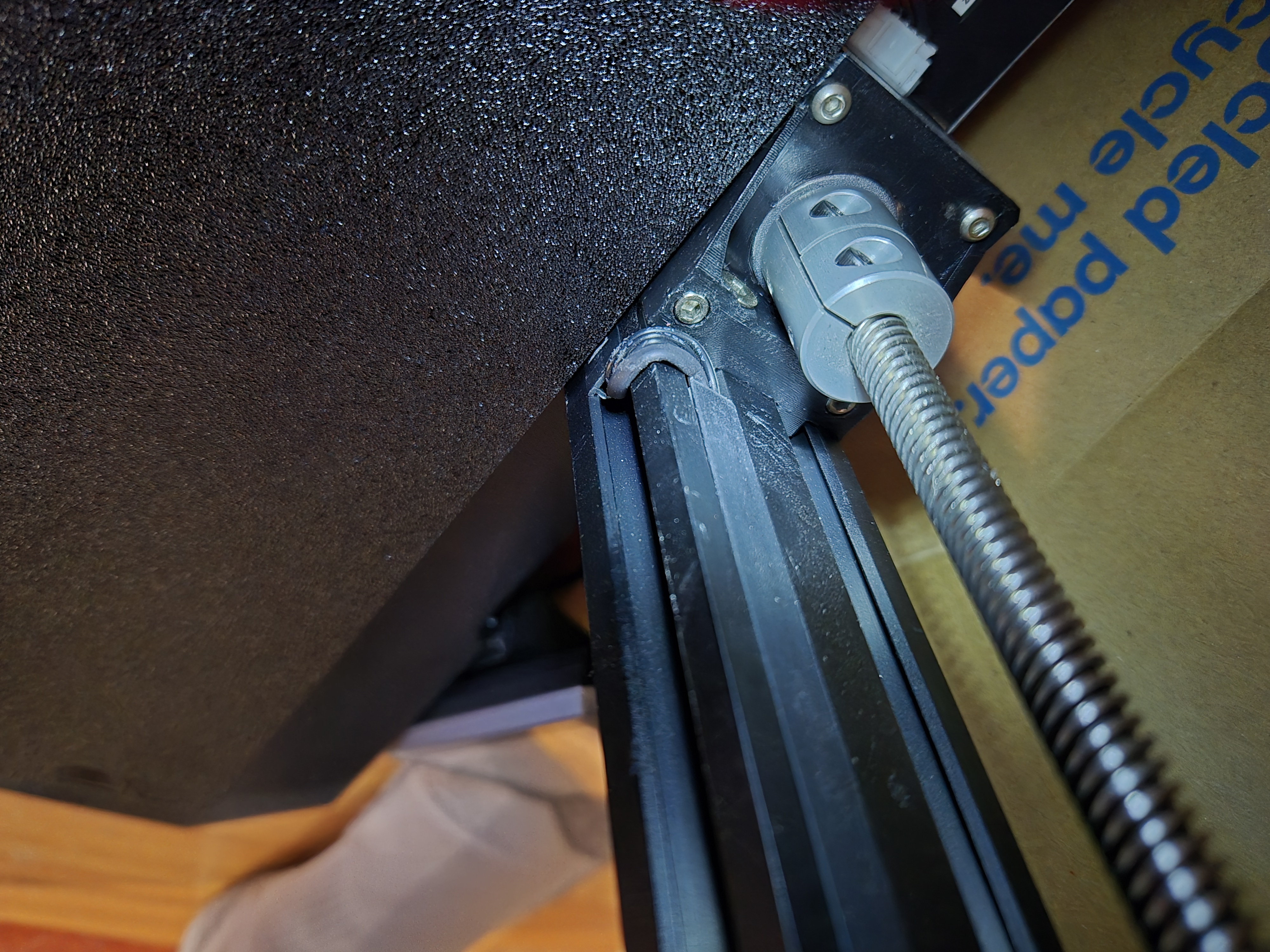 Trimmed Ender 3 S1 Pro Z axis motor mount (remix)