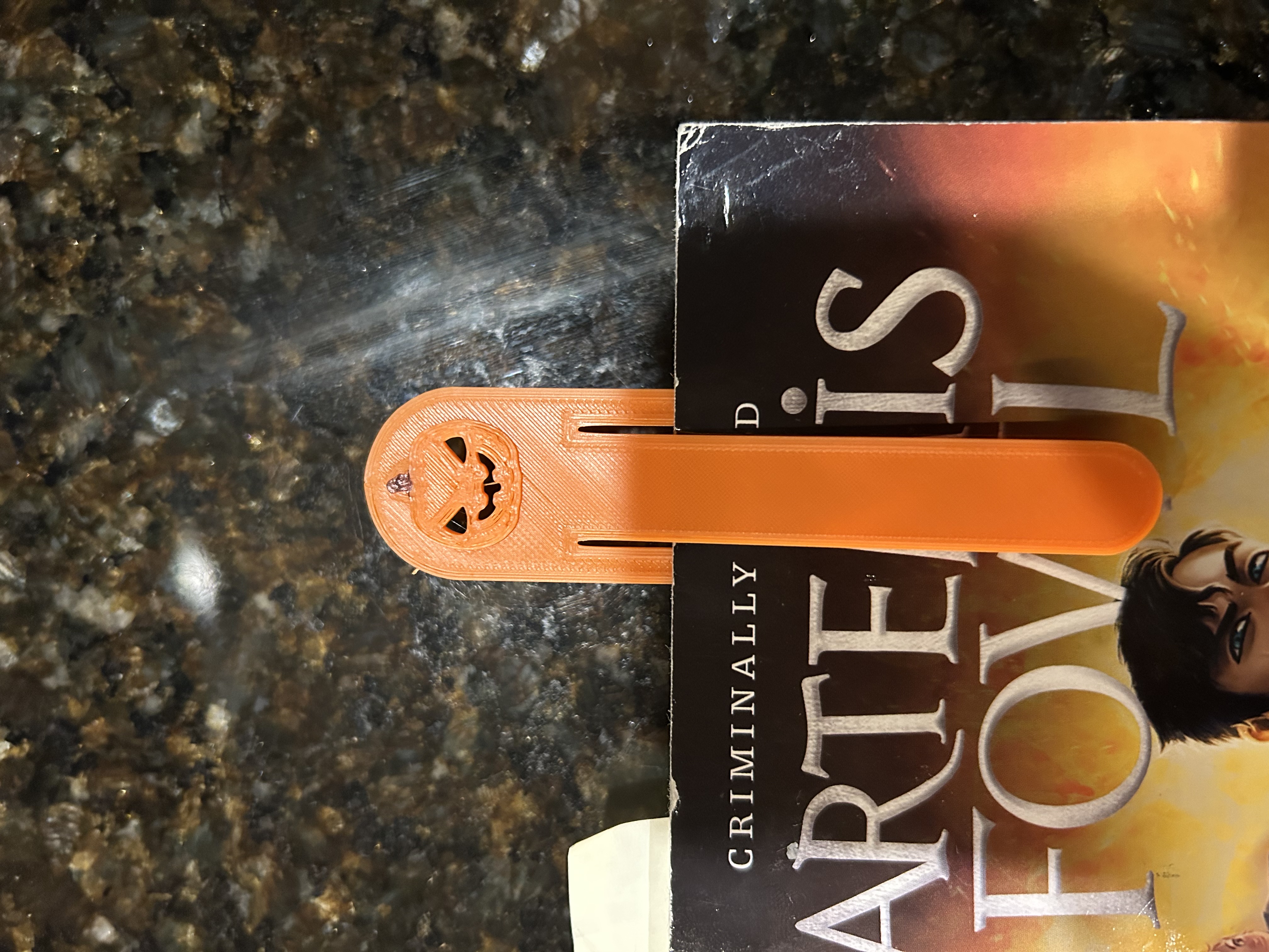 cool Pumpkin Bookmark