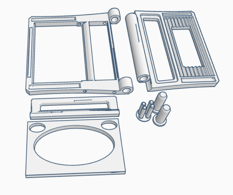 Miniatura 5 do modelo 3D E reader/Phone/Kindle/Kobo stand
