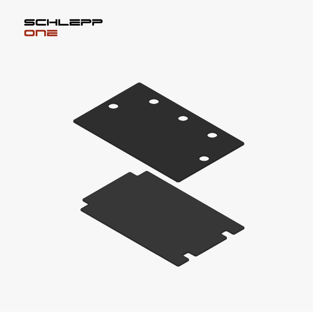 SCHLEPP ONE Shelf Cover cut patterns