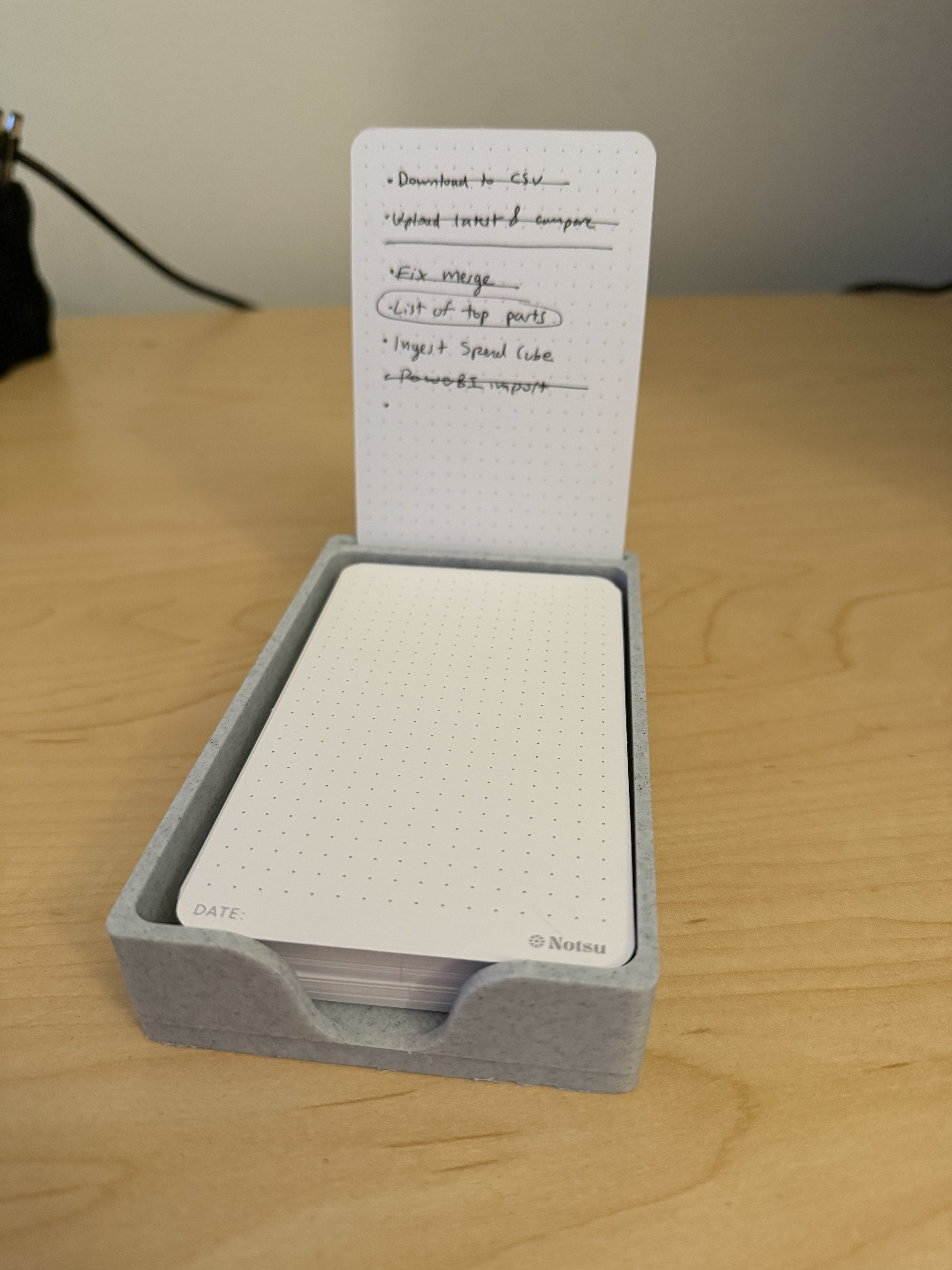 3x5 Notecard Deck Display (Notsu)