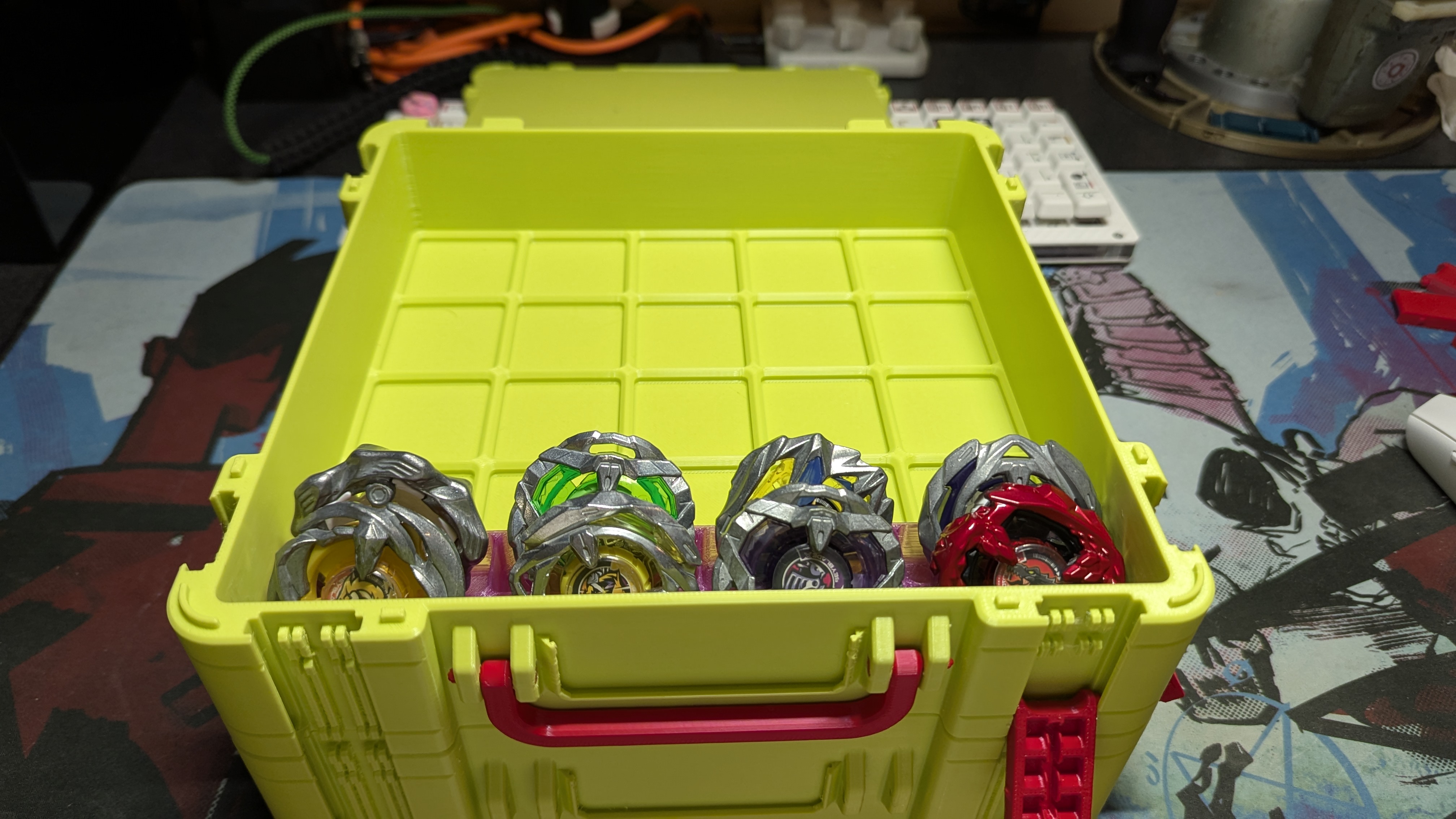 Miniatura 4 do modelo 3D Donut's Beystack - Serious Beyblade X Storage Solution