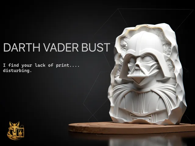 Darth Vader Rough-Cut Bust — Stone-to-Statue Sculpt