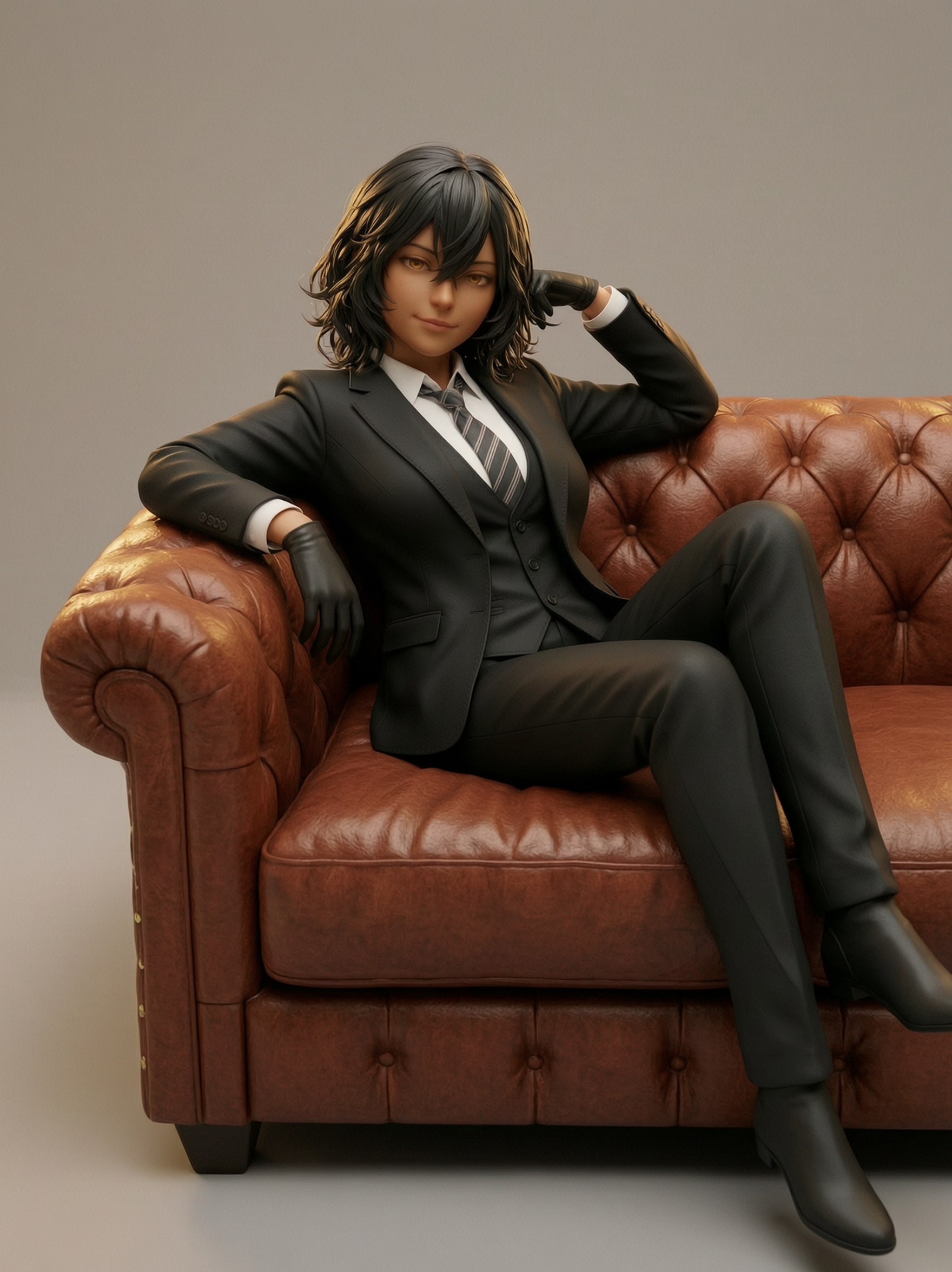 Anime Art - Relaxing Business