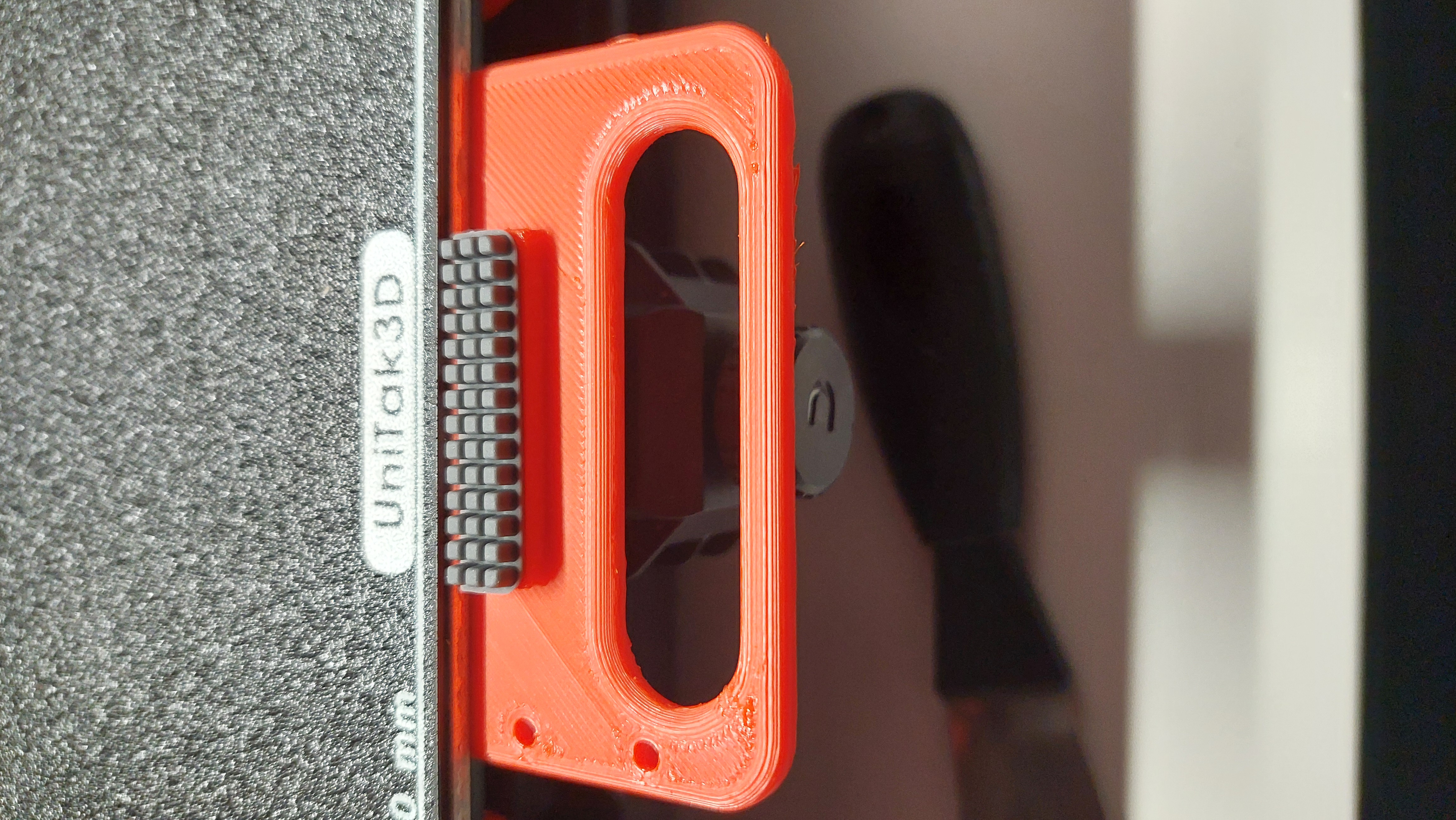 Ender 3 S1 Bed Handle/Nozzle Wiper/Accelerometer Mount
