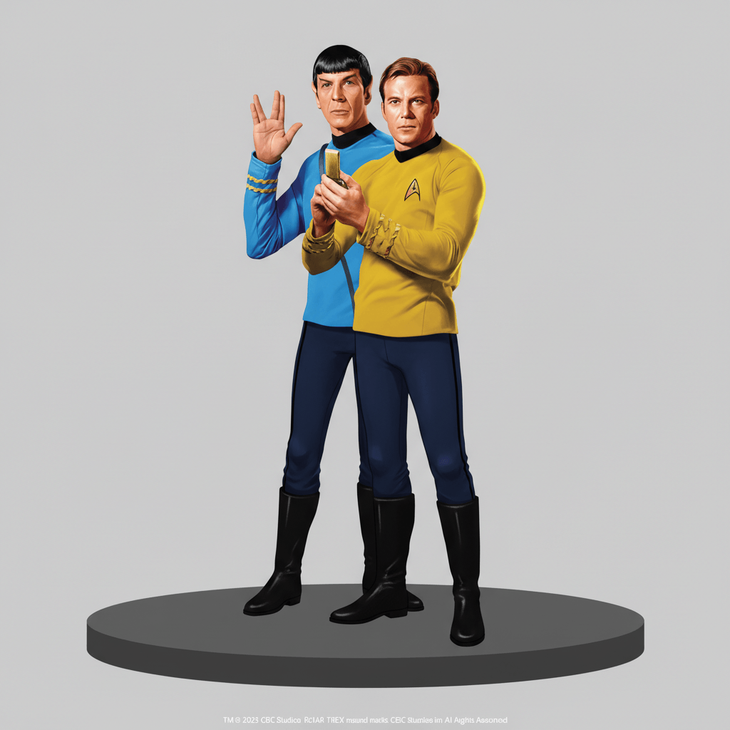 Kirk and Spock