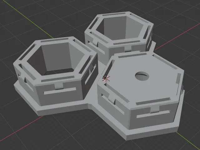 HSW v2 Connector - Countersunk 3m with holes - REMIX