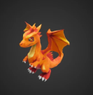 Pixelated dragon
