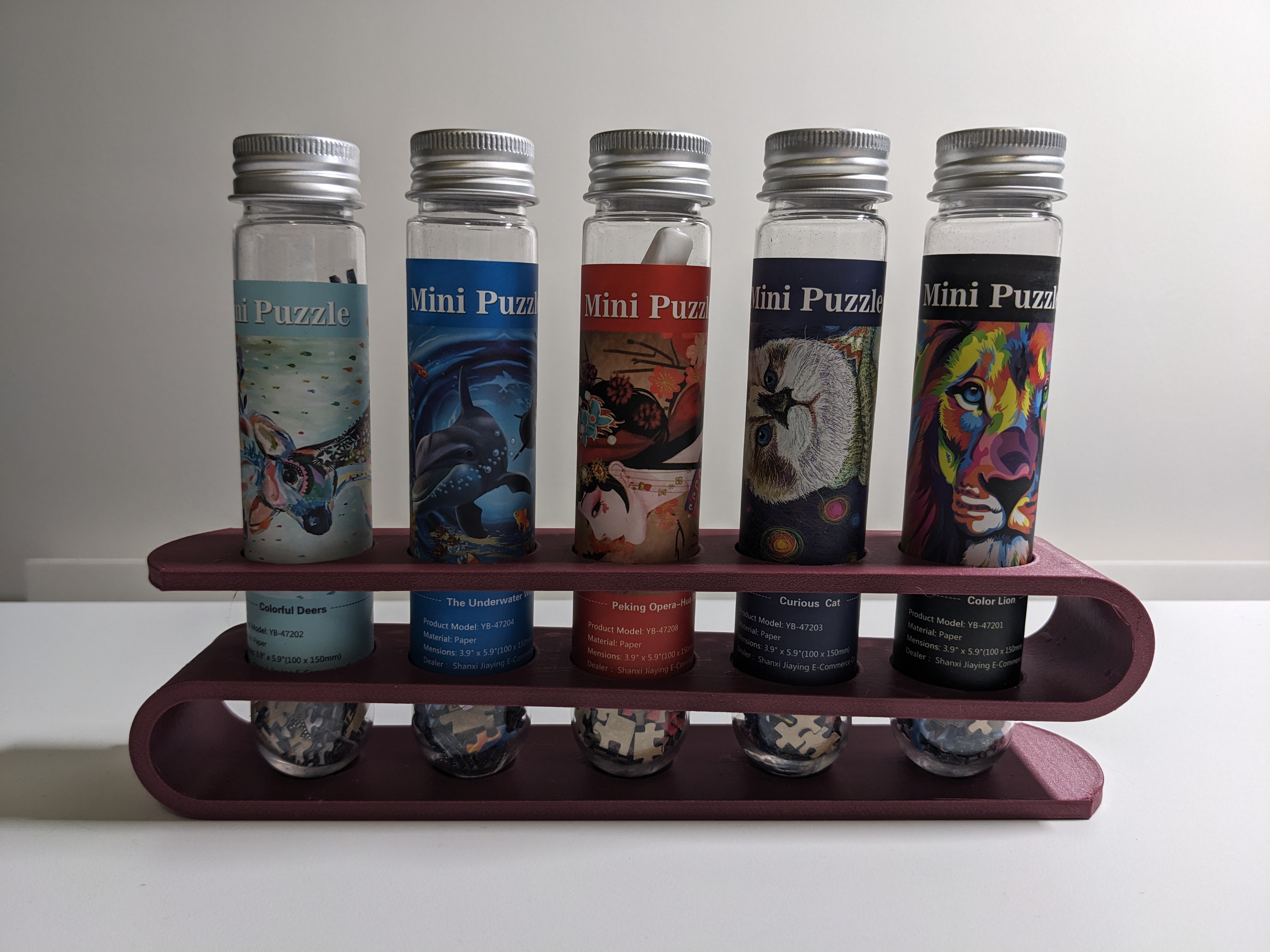 Test Tube Mini Puzzle Stand