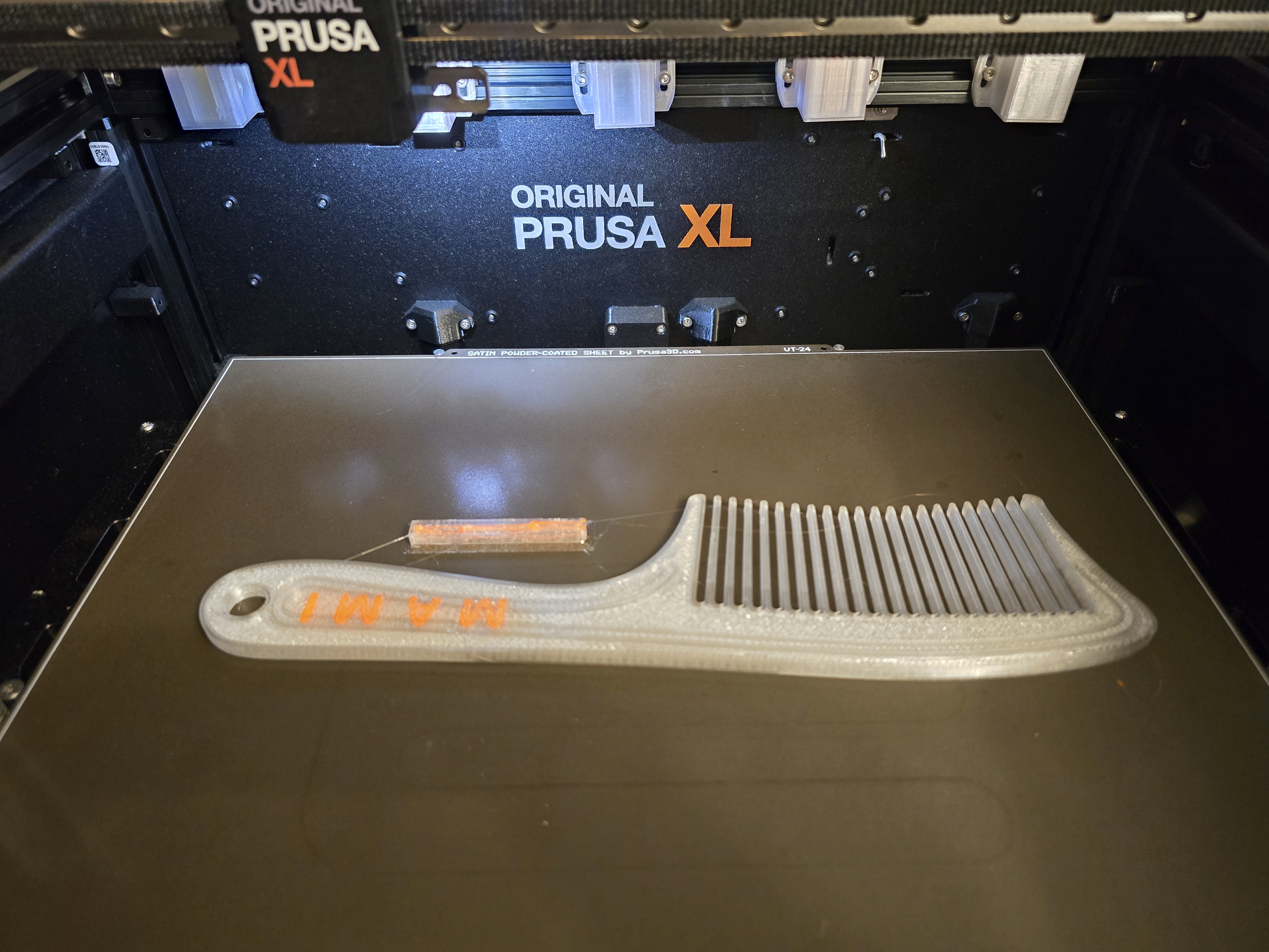 Large Reinforced Hair Comb with name tag