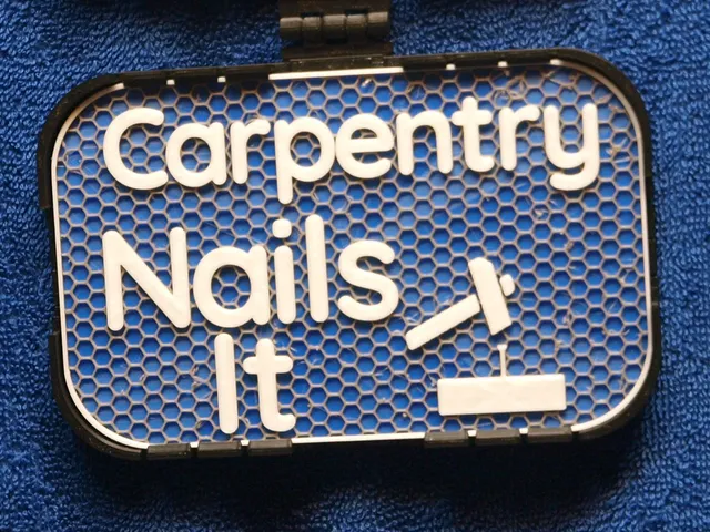 Carpentry Nails It sign