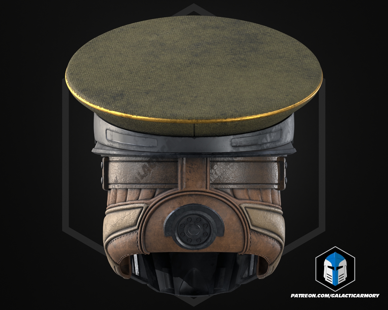 HD2 Commandant Helmet - 3D Print Files — thumbnail 7