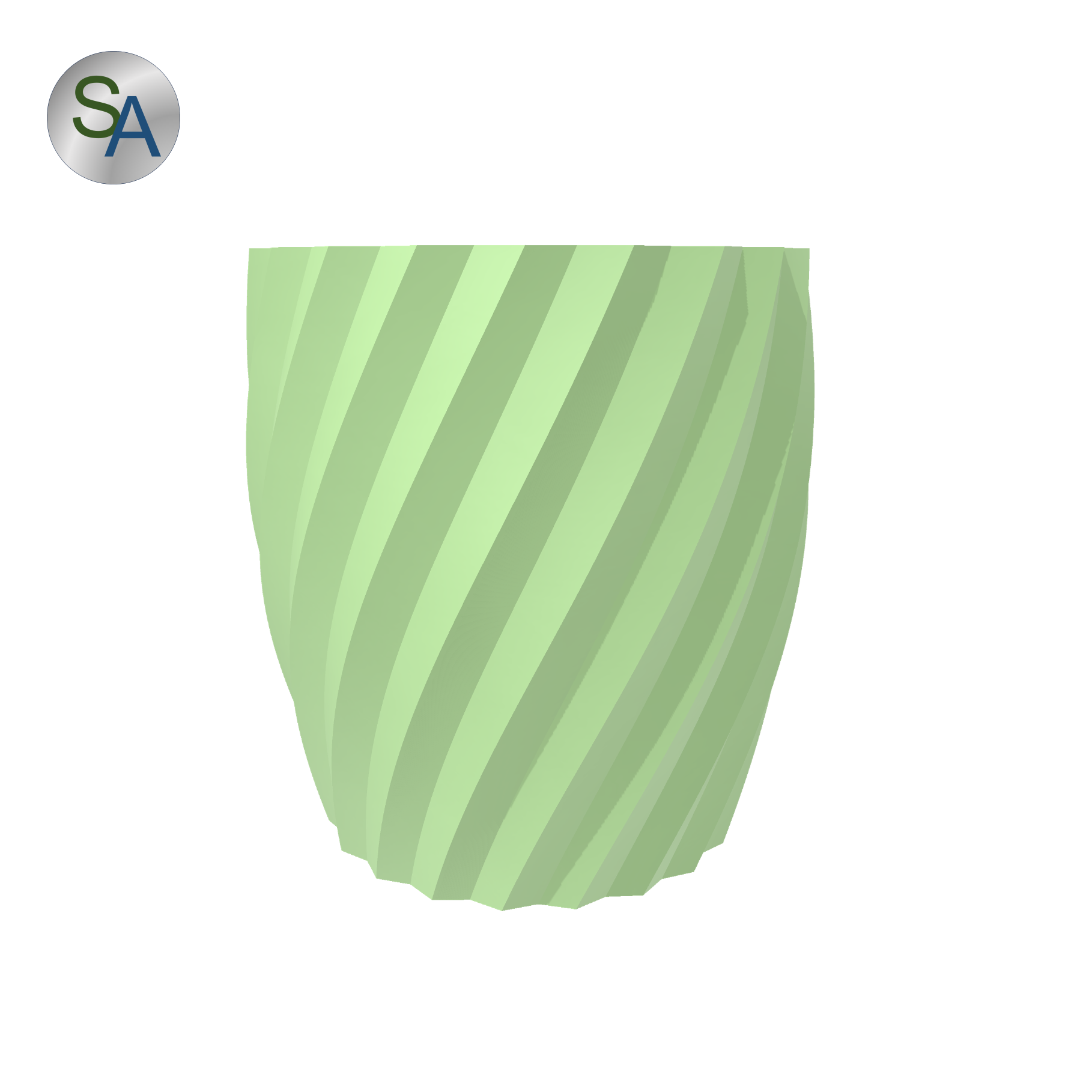 Bin, planter, vase