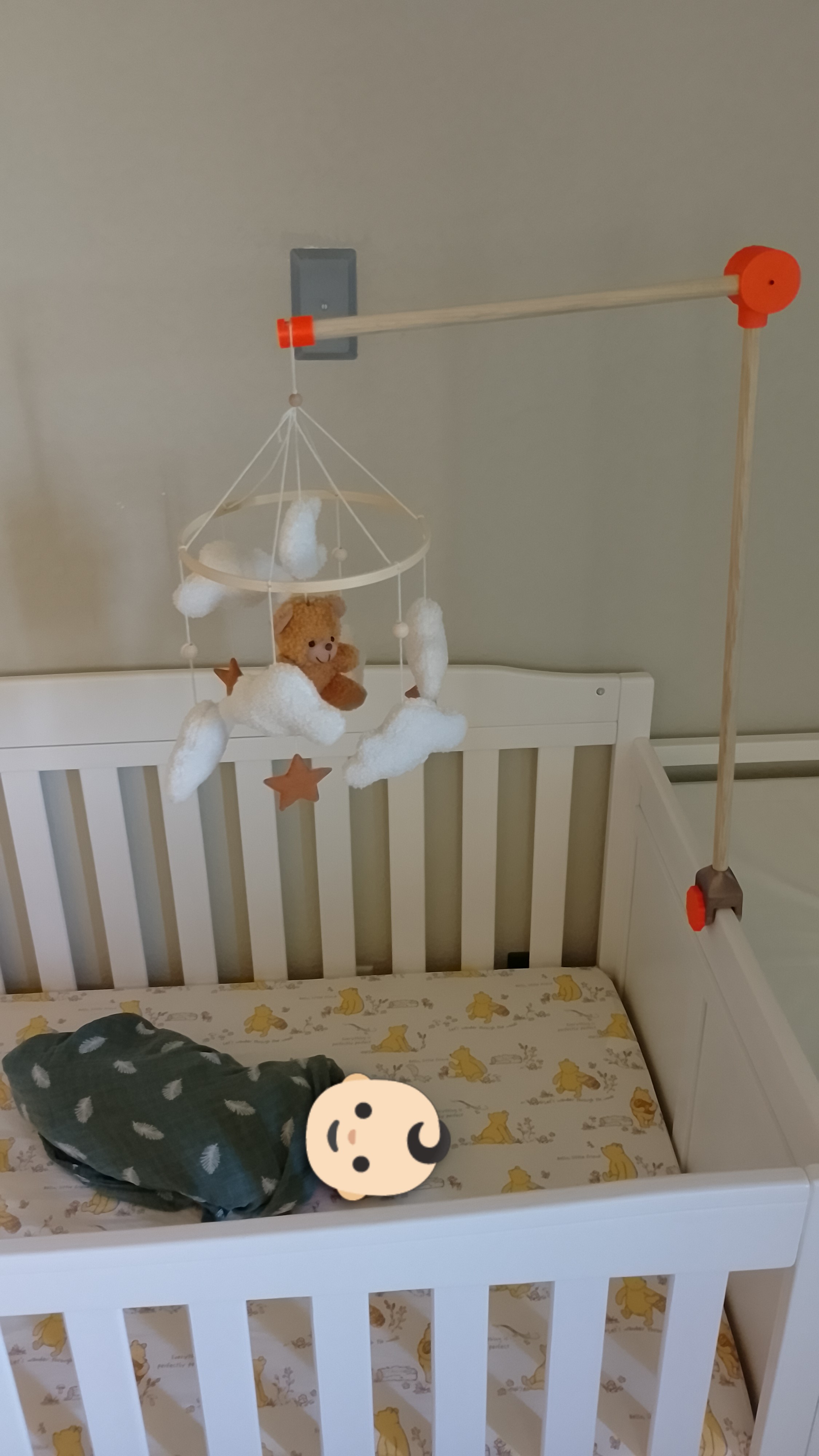 Baby Mobile Crib-Mount and Floor Stand