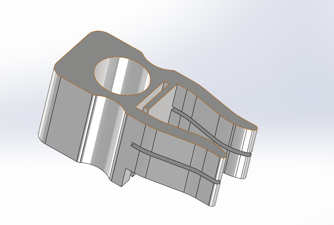 Ikea PAX Sliding Door Stopper (Old Version) Part n. 128866 3D model