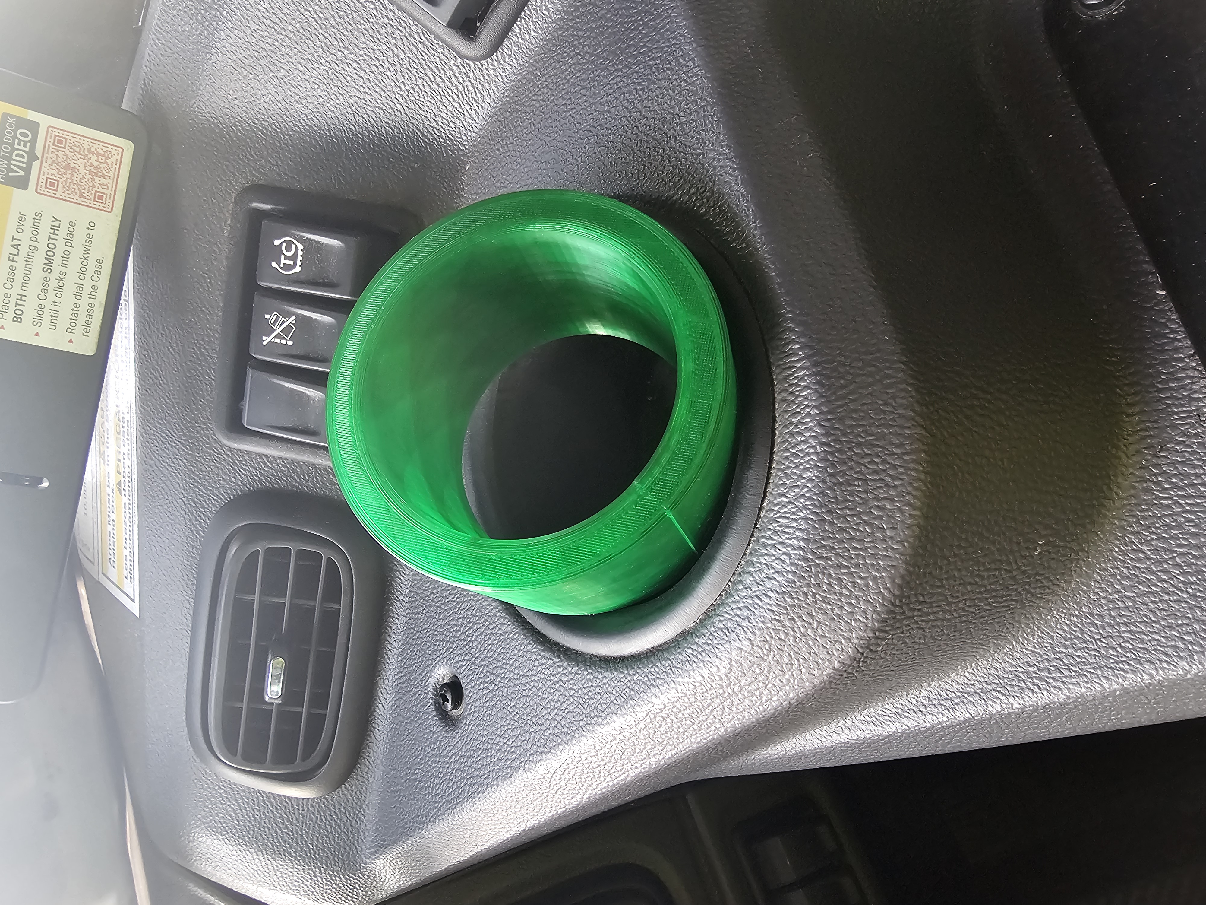 Peterbilt Cupholder spacer for 20oz bottles