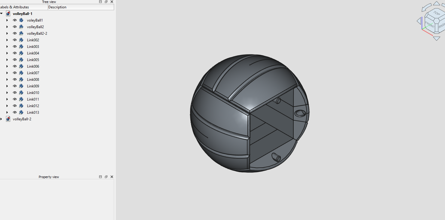 Miniatura 4 do modelo 3D Volleyball Trophy